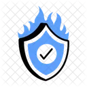 Fire Insurance Burn Insurance Fire Security Icon