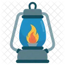Flame Lamp Light Icon