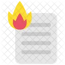 Fire Letters  Icon