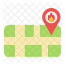 Fire Location Map Icon