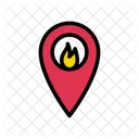 Location Fire Map Icon
