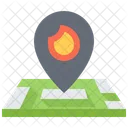 Fire Map Location Icon