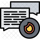 Fire Message  Icon