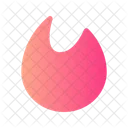 Fire Minimalistic Icon