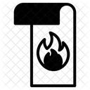 Fire Paper Icon