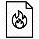 Fire Paper Icon