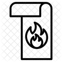Fire Paper Icon