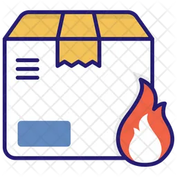 Fire Parcel  Icon