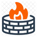 Fire Pit Cooking Outdoor Icon