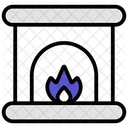 Fire Place Fire Chimney Icon