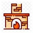 Fire Place Home Fire Place Household Icon