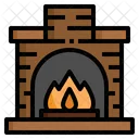 Fire Place Chimney Icon