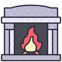Fire Place Fire Fireplace Icon