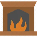 Fire Place Chimney Fireplace Icon