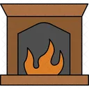 Fire Place Chimney Fireplace Icon