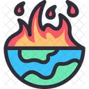 Fire Planet  Icon