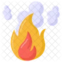 Fire Pollution  Icon