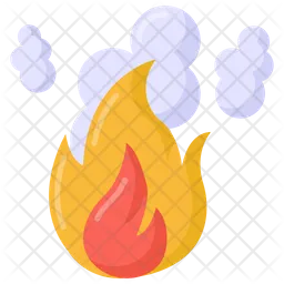 Fire Pollution  Icon