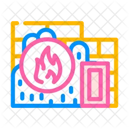 Fire Proof Color  Icon