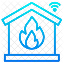 Fire Protection Fire Security Smarthome Icon