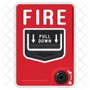 Fire Pull Down Icon