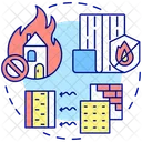 Fire retardant materials  Icon