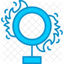 Fire Ring Circus Line Icon