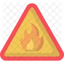 Fire Risk Fire Hazard Fire Danger Icon