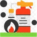 Fire Safety Fire Prevention Fire Hazard Mitigation Icon