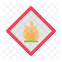 화재 보안 위험 아이콘