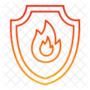 Fire Shield Fire Protection Fire Insurance Icon