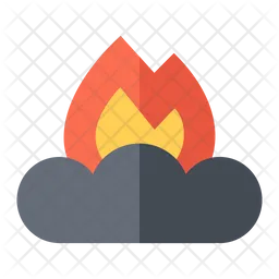 Fire Smoke  Icon