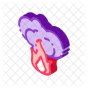 Fire Smoke  Icon