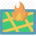 Fire Location Fire Outbreak Fire Detection Icon