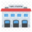 Fire Station House Icon
