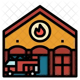 Fire Station  Icon