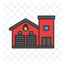 Fire Station Firefighter Station Icon