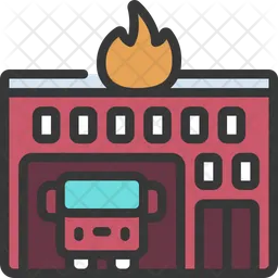 Fire Station  Icon