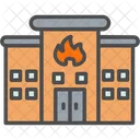 Fire Station Fire Building Buildings Icon