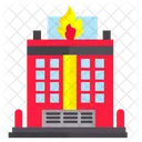 Fire Station Emergency Fire Icon