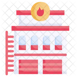 Fire Station Building  Icon