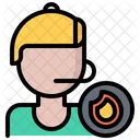 Fire Station Call Operator  Icon