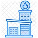 Fire Station Emergency Fire Icon