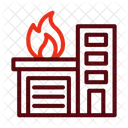 Fire Station Emergency Fire Icon