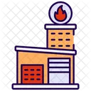 Fire Station Emergency Fire Icon