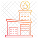 Fire Station Emergency Fire Icon