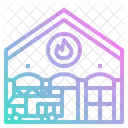 Firestation Architecture Firetruck Icon