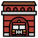 Firemen Fire Station Icon