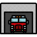 Fire Station Station Service Icon