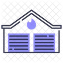 Fire Station Station Firefighter Icon